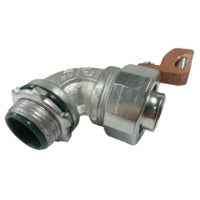 Liquidtight 90 Deg Connectors Insulated with Ground Lug Liquidtight 90 Deg Connectors Insulated with Ground Lug