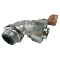 Liquidtight 90 Deg Connectors Insulated with Ground Lug