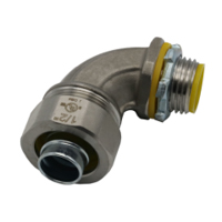 Stainless Steel Liquidtight 90 Degree Connector Insulated