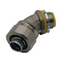 Stainless Liquidtight 45 Deg Connector Insulated