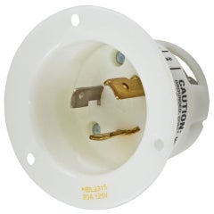 HUBBELL HBL2315; FLGD INLET-NEMA L5-20P