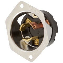 HUBBELL HBL7556; FLGD INLET-3P3W10A250V