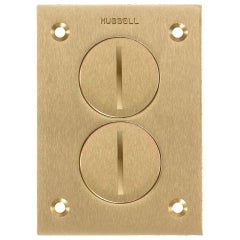 HUBBELL S3625; DPLX RECT BOX CVR