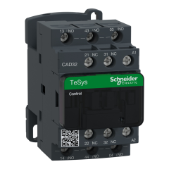 SQ D CAD32M7; RELAY 600V 10AMP TESYS 220