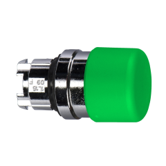 SQ D ZB4BC34; GREEN MUSHROOM HEAD-30MM