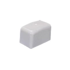 ACP B852; END CAP PVC PLASTIC WHITE