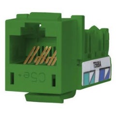 HUBBELL HXJ5EGN; HUB-P CAT5 8POS JACK