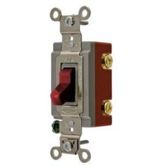 HUBBELL HBL1221R; SP 20A RED AC SW