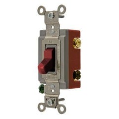 HUBBELL HBL1224R; 4WAY 20A RED AC SW