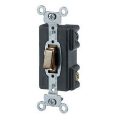 HUBBELL HBL1281; BRN SP 20A AC PB