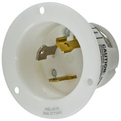 HUBBELL HBL2635; FLGD INLET-NEMA L7-30P