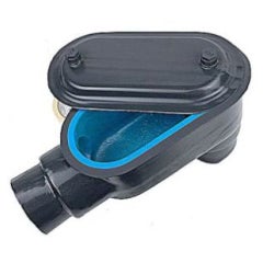 O-CAL LB57-G; 1-1/2 IN GRAY PVC CTD FORM