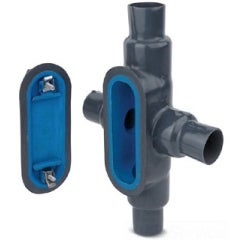 O-CAL X28-G; 3/4 IN FORM 8 GRAY PVC CTD