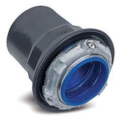 O-CAL STG8-G; 3 IN GRAY PVC CTD COND HUB