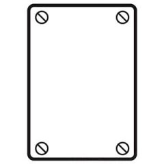 KOR KAP DS100G; GRAY PVC CTD 1G BLANK CV