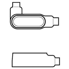 KOR KAP LL18; 1/2 IN GRAY PVC CTD FORM 8