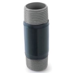 KOR KAP NIP-1X2; 1X2 IN GRAY PVC CTD NIP