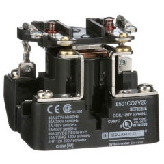 SQ D 8501CO7V20; 120V 2-NO RELAY