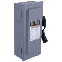 SQ D H461; SWITCH FUSIBLE HD 600V 30A