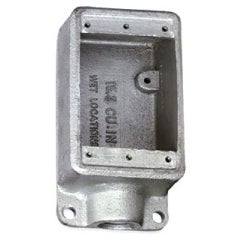 T&B FS2-TB; 3/4 1G-SHALLOW BOX IRON D-EN