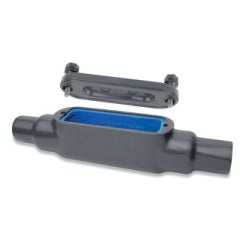 O-CAL C68-4X-G; 2 IN GRAY PVC CTD FORM 8