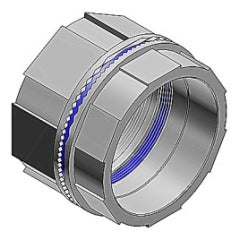 T&B H150BHD; 1-1/2 IN ZINC BULKHD FITTIN