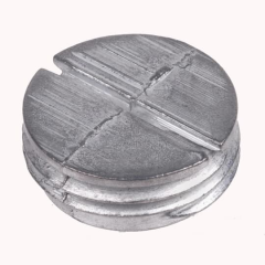 O-CAL PLG3-G; GRY 1-IN COATED PLUG